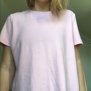 basic pink t